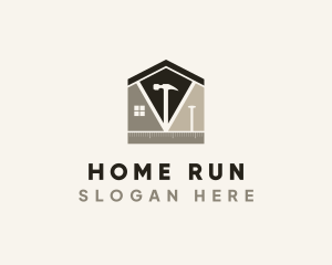 Home Construction Tools logo design