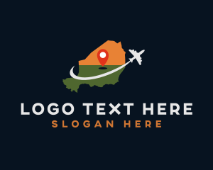 India Map - Niger Country Map logo design