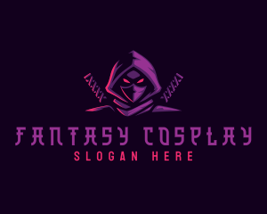 Cosplay - Ninja Sword Gaming logo design