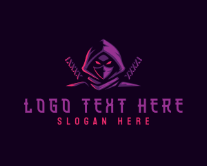 Stealth - Ninja Sword Gaming logo design