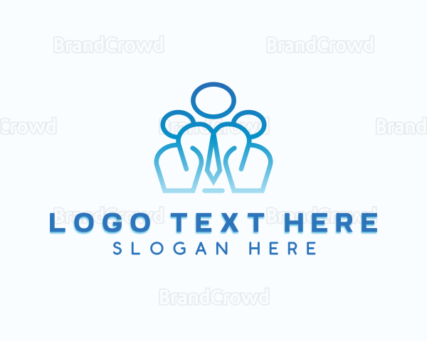 Professional Working Employee Logo