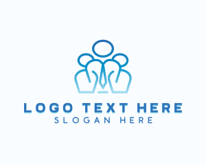 Coworking - Professional Working Employee logo design