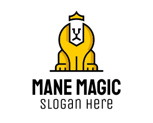 Mane - Lion Sphinx King logo design