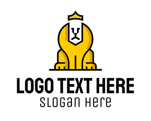 Leader - Lion Sphinx King logo design