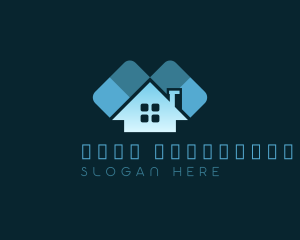 Roof House Realty logo design