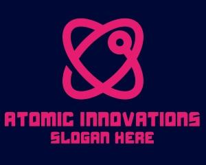 Atomic - Tech Atomic Heart logo design