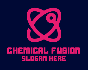 Chemistry - Tech Atomic Heart logo design