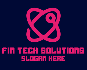 Tech Atomic Heart logo design