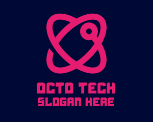 Tech Atomic Heart logo design