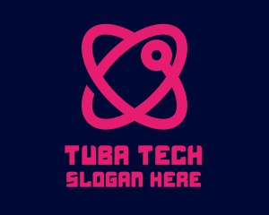 Tech Atomic Heart logo design