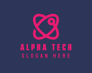 Tech Atomic Heart logo design