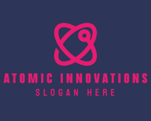 Tech Atomic Heart logo design