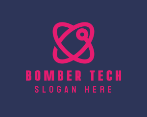 Tech Atomic Heart logo design