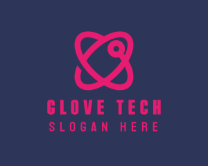 Tech Atomic Heart logo design