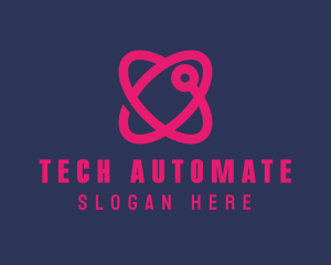 Tech Atomic Heart logo design