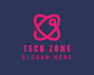 Tech Atomic Heart logo design