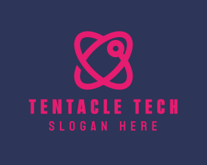 Tech Atomic Heart logo design