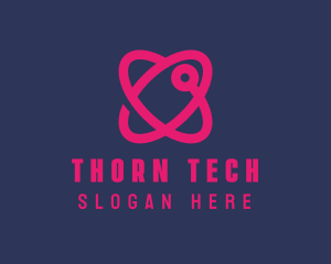 Tech Atomic Heart logo design