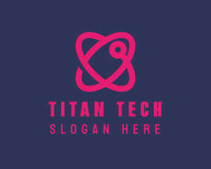 Tech Atomic Heart logo design