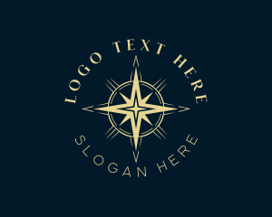 Star - Navigation Compass Star logo design