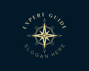 Guide - Navigation Compass Star logo design