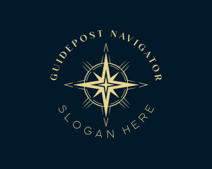 Navigation Compass Star logo design