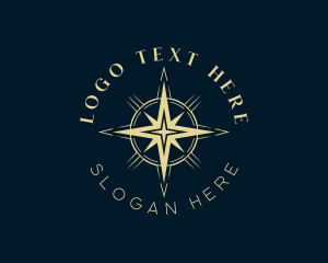 Guide - Navigation Compass Star logo design
