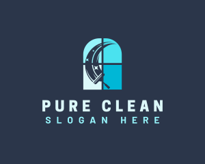 Squeegee Window Cleaning logo design