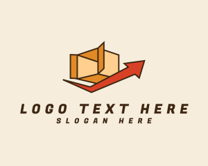 Shipping - Carton Box Logistics logo design