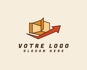 Growth - Carton Box Logistics logo design