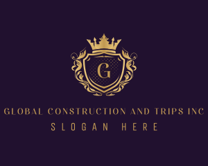 Elegant - Elegant Royal Crown Shield logo design
