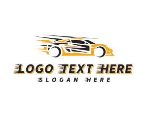 Fast - Super Car Vehicle logo design