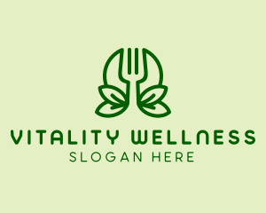 Healthy Vegetarian Restaurant  logo design