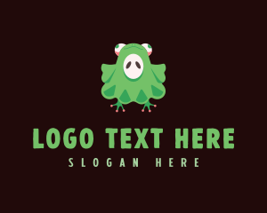 Creepy - Ghost Frog Costume logo design