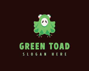 Toad - Ghost Frog Costume logo design