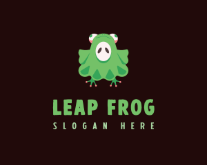 Frog - Ghost Frog Costume logo design