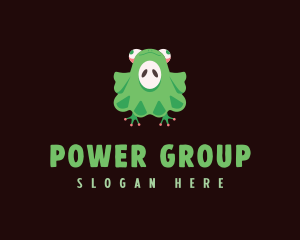 Scary - Ghost Frog Costume logo design