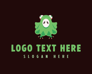 Haunted - Ghost Frog Costume logo design