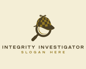 Detective Magnifying Glass logo design