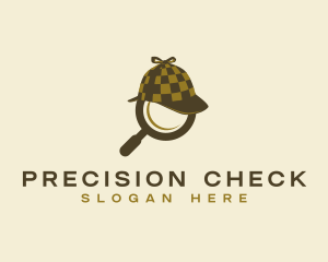 Detective Magnifying Glass logo design