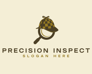 Inspect - Detective Magnifying Glass logo design