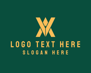 Letter Av - Classic Simple Company logo design