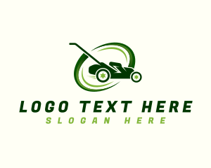 Field - Lawn Mower Yard Maintenance logo design