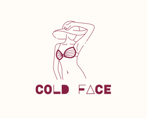 Beautiful Sexy Summer Girl  Logo