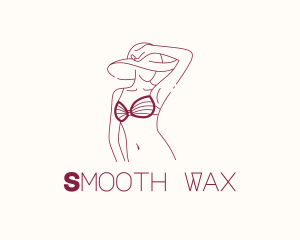 Beautiful Sexy Summer Girl  logo design