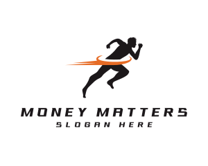 Marathon - Fast Marathon Runner logo design