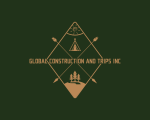 Trip - Nature Camping Travel logo design