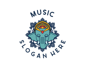 Cultural - Mystic Elephant Animal logo design