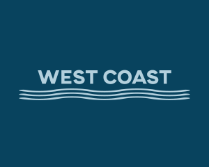 Ocean Wave Coast logo design