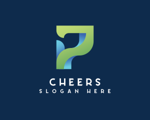 Modern Creative Marketing Letter P Logo